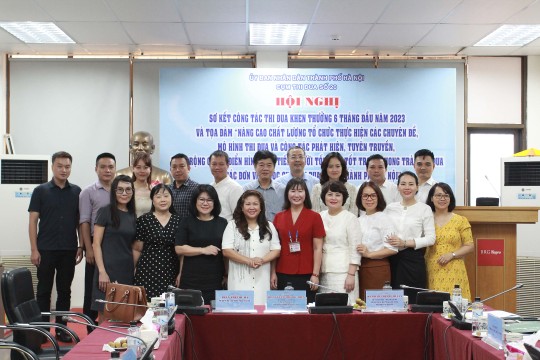 HANEL TRÌNH BÀY THAM LUẬN VỀ  NÂNG CAO CHẤT LƯỢNG TỔ CHỨC PHONG TRÀO THI ĐUA TẠI HỘI NGHỊ CỦA CỤM THI ĐUA SỐ 20 TP HÀ NỘI 